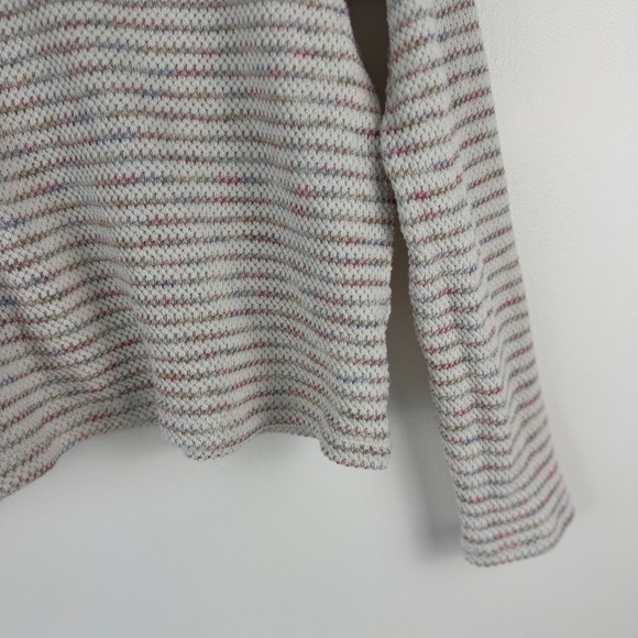 Madewell Womens Space-Dye Stripe Scoop Neck Pullover Sweater Knit Top XL AF983 - Picture 11 of 15